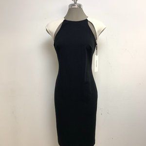 Slimming Design Color Block Calvin Klein Women's Sheath Dress size 8 LAST ONE!